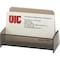 Oic Business Card Holder, 3-7/8"x1-7/8"x2-3/8", Smoke OIC97833 - alternate 3
